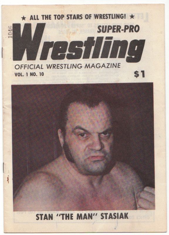 SUPER PRO WRESTLING MAGAZINES WWWF THE SHEIK STASIAK  