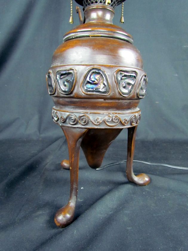 Vintage signed Tiffany Bronzed Arts & Crafts Lamp Base  