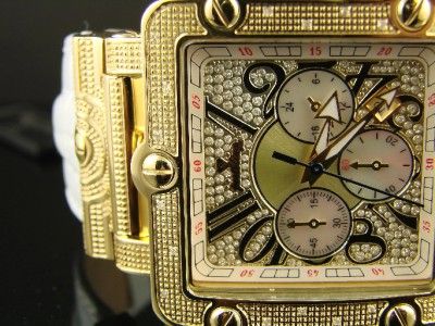 JOJO/JUST BLING/ KING MASTER URBAN SQUARE DIAMOND WATCH  