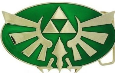   THE LEGEND OF ZELDA TWILIGHT PRINCESS Wii Game Triforce Belt Buckle