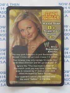 Raw Deal WWE V16.0 Stacy Keibler Superstar Card  